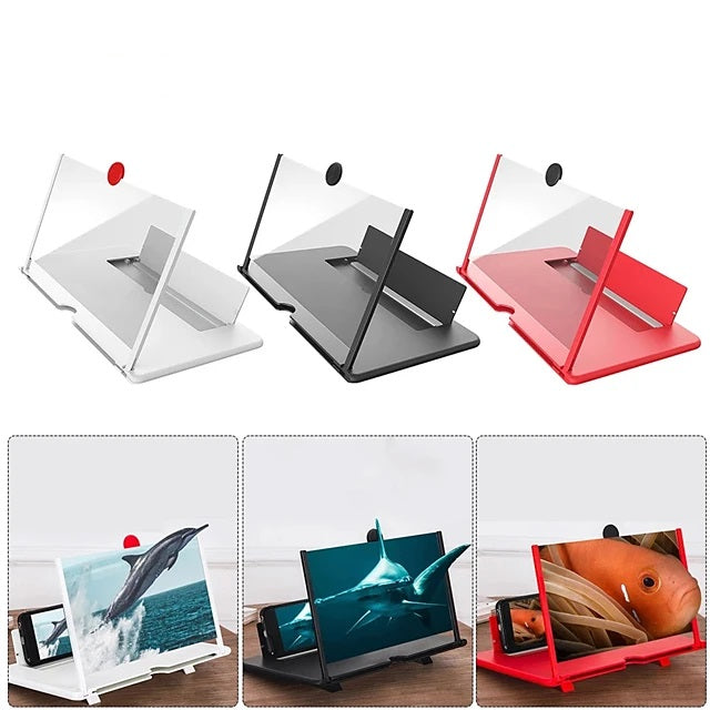 Set 2 x Amplificator Ecran Telefon HD, Lupa pentru Smartphone, Marire 3D, Protectie Ochi, Ideal pentru Filme si Video