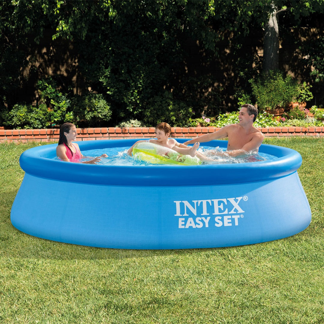 Lichidare de Stoc! Piscina Gonflabila cu Filtru Intex Easy, 244 x 61 cm