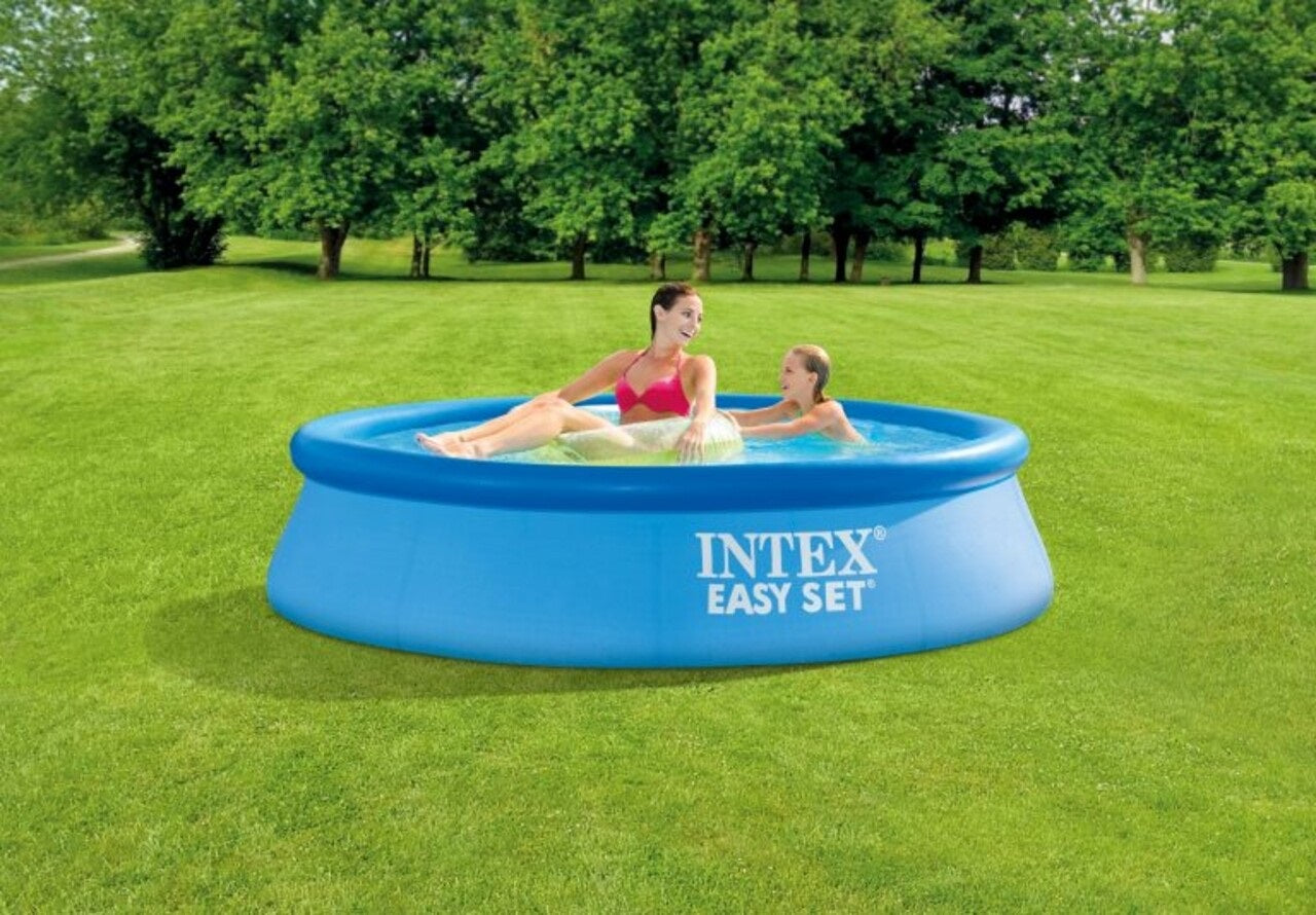 Lichidare de Stoc! Piscina Gonflabila cu Filtru Intex Easy, 244 x 61 cm