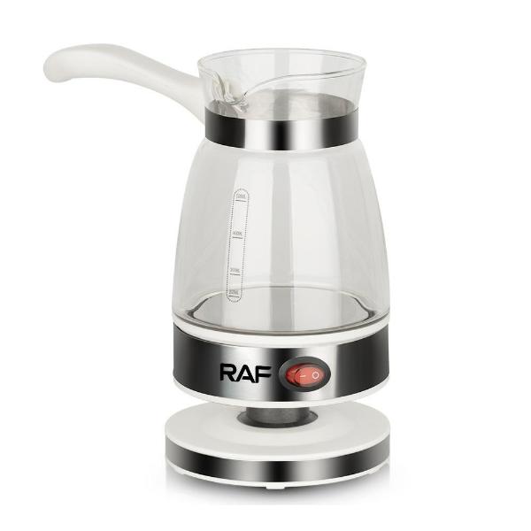 Cafetiera Electrica Raf cu Indicator Luminos, Oprire Automata, Putere 600W, Capacitate 500 ml