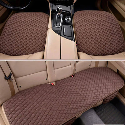 Pachetul confortului auto - Set Huse de Protectie pentru Scaunele Auto + Saltea Gonflabila Couch Air pentru Masina + Pompa Automata