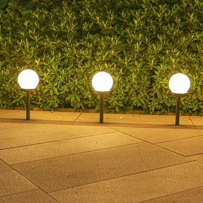 Set 6 x Lampa Solara LED Gradina tip Glob – Iluminat Exterior Premium fara Cabluri, Rezistenta la Apa, Lumina Ambientala Automata