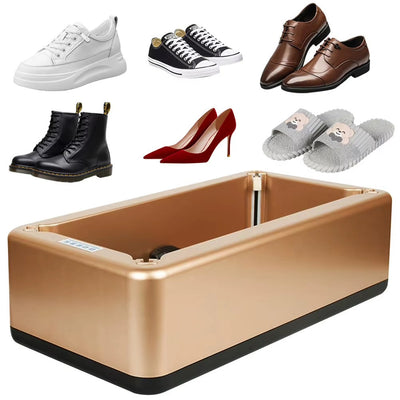 Dispenser Automat pentru Acoperit Incaltaminte+ 100 Pungi Cadou, Aparat Protectie Incaltaminte, Usor de Folosit, pentru Casa, Birou, Clinici