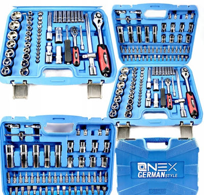 Trusa chei 108 piese, albastru, Chrome Vanadium