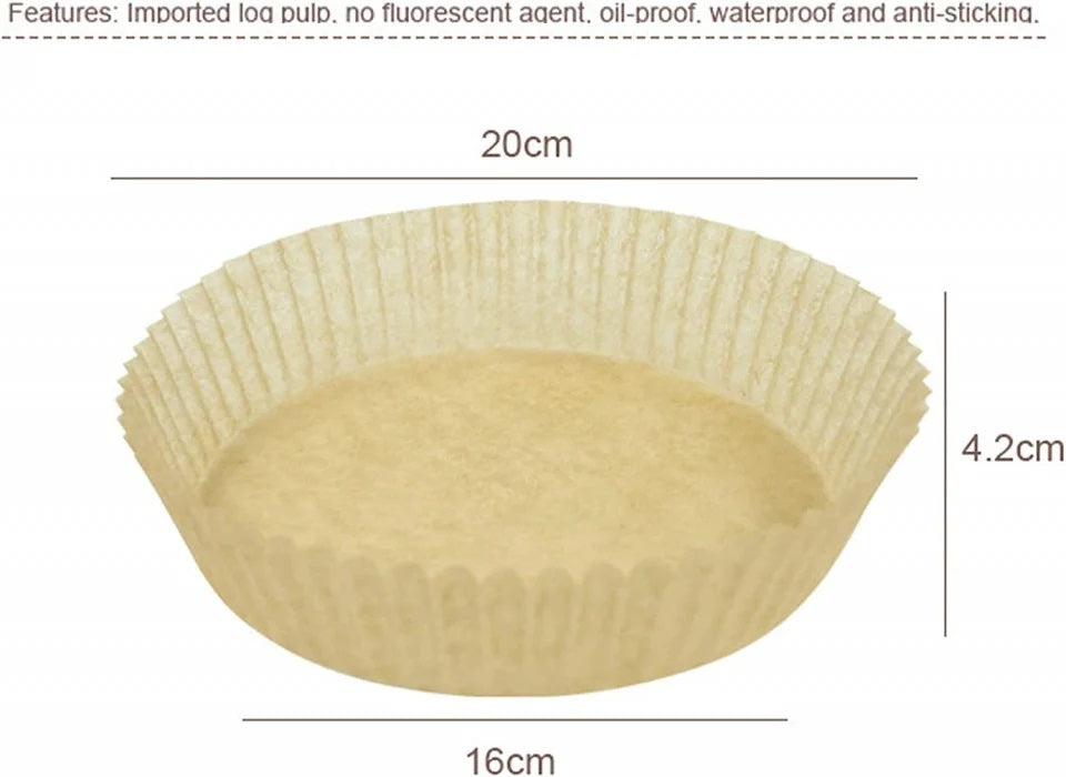 Set 200 + CADOU 100 hartii de copt pentru friteuza