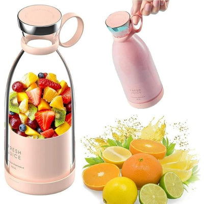 Blender Portabil Multifunctional Fresh Juice cu USB – Sticla Blender pentru Smoothie, Sucuri si Shake-uri, Lama Inox, Reincarcabil, 420 ml