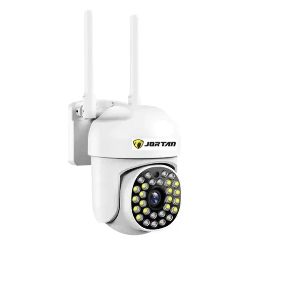 Set 2 x Camera Supraveghera WiFi 5MP Jortan 32 Leduri– Night Vision Color, Urmarire Automata, Audio Bidirectional + 2 Carduri 32GB Incluse