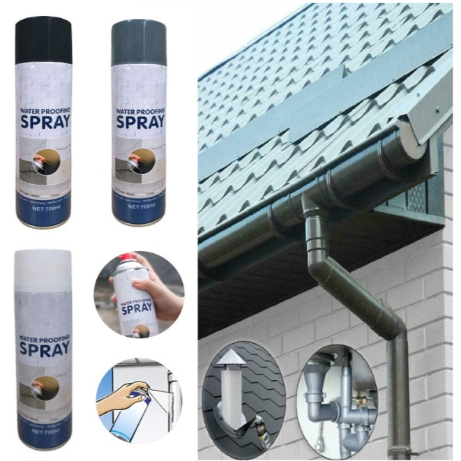 Set 2 x Spray de Etansare 400 ml – Solutie Hidroizolanta Universala, Spray Waterproof Acoperis, Tevi, Pereti, Protectie Impotriva Infiltratiilor