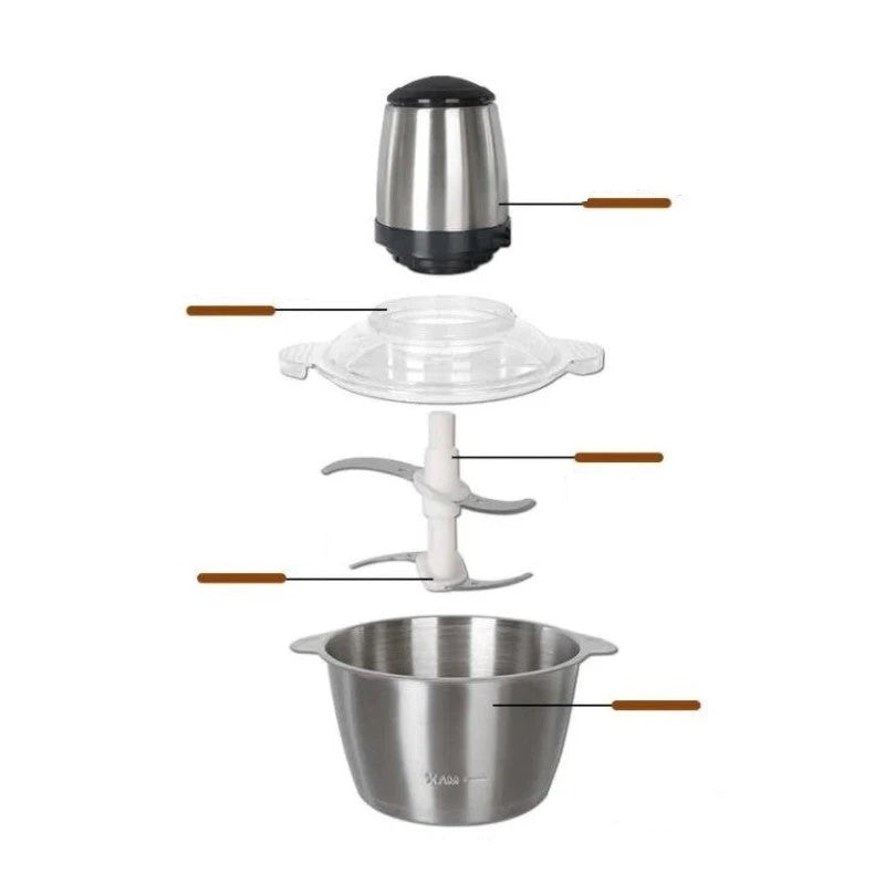 Tocator Electric cu Vas din Inox, Capacitate 5L, Putere 1000W