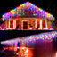 Set 2 x Decoratiune  - Franjuri, cu LED-uri Tip Turturi, 12 metri - Alb Rece