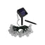 Decoratiune cu Incarcare Solara, 5 Metri, 30 Globulete - Albastru