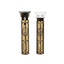 Set 2 x Aparat de Tuns Profesional USB, T-Blade Zero Gap, Design Vintage, Trimmer Barba si Par, Kit Complet pentru Barba si Par