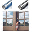 Set 2 x Folie Oglinda pentru Geam Gri, Efect Reflectorizant, Protectie UV, Anti Caldura si Intimitate, 45 x 300 cm