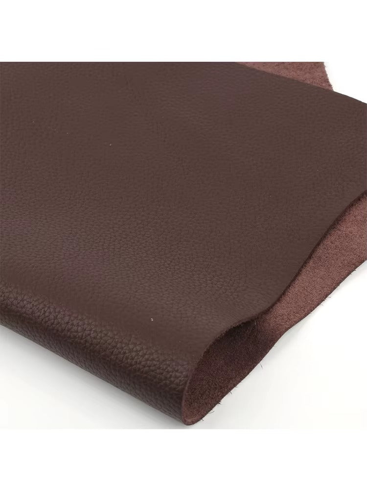 Piele Ecologica Autoadeziva Maro 75x250 cm, Imitatie Piele Naturala, Rezistenta la Apa si Uzura, Usor de Aplicat, pentru Canapea, Scaune, Haine si Reparatii