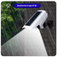 Set 2 x Camera Falsa cu Lampa Solara 77 LED, Senzor Miscare, Telecomanda, Efect Real de Supraveghere, Protectie Exterior