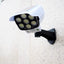 Set 2 x Camera Falsa cu Lampa Solara 77 LED, Senzor Miscare, Telecomanda, Efect Real de Supraveghere, Protectie Exterior