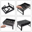 Gratar Portabil Pliabil din Otel, 35 x 27 cm, Compact si Usor de Transportat, Ideal pentru Camping, Picnic si Gradina