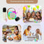 Boxa Portabila Bluetooth cu 2 Microfoane Wireless, Karaoke Set Complet, Lumini LED RGB, Ideal pentru Petreceri si Copii