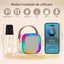 Boxa Portabila Bluetooth cu 2 Microfoane Wireless, Karaoke Set Complet, Lumini LED RGB, Ideal pentru Petreceri si Copii
