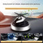 Difuzor Auto Aromaterapie Solar Tip Elicopter, Rotire Automata 360°, 4 Panouri Solare, Parfum Natural 10 ml Inclus