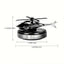 Difuzor Auto Aromaterapie Solar Tip Elicopter, Rotire Automata 360°, 4 Panouri Solare, Parfum Natural 10 ml Inclus