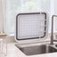 Scurgator Vase Pliabil cu Tavita de Scurgere, Organizator Bucatarie Compact, Suport Tacamuri si Farfurii, Design Economisire Spatiu