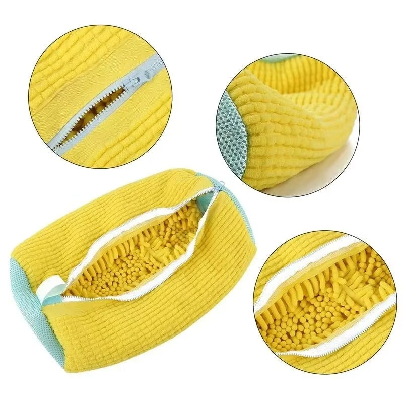 Sac pentru Spalat Adidasi, Protectie Incaltaminte, Microfibra Premium, Antizgarieturi, Ideal pentru Masina de Spalat