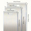 Set 3 x Tocator Bucatarie din Plastic – Antiderapant cu Maner, 3 Dimensiuni, Rezistente si Usor de Curatat