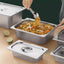 Recipient din Inox pentru Mentinerea Alimentelor Calde din Inox cu Capac, 32.5 x 12.6 x 10 cm
