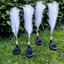 Set 2 x Lampa Solara Gradina Tip Pampas LED 70 cm – Iluminat Exterior Decorativ, Lumina Calda, Rezistente la Apa si Instalare Usoara