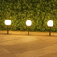 Set 5 x Lampa Solara LED Gradina tip Glob – Iluminat Exterior Premium fara Cabluri, Rezistenta la Apa, Lumina Ambientala Automata