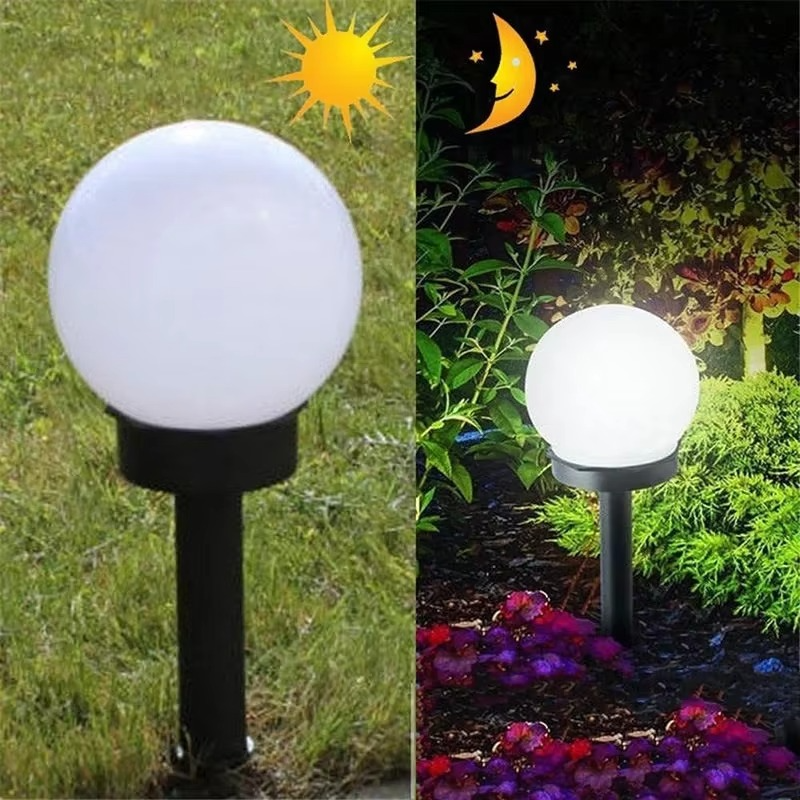 Set 5 x Lampa Solara LED Gradina tip Glob – Iluminat Exterior Premium fara Cabluri, Rezistenta la Apa, Lumina Ambientala Automata