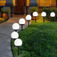 Set 5 x Lampa Solara LED Gradina tip Glob – Iluminat Exterior Premium fara Cabluri, Rezistenta la Apa, Lumina Ambientala Automata