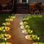 Set 15 x lampa solara LED gradina tip Tarus– iluminat Exterior Solar, Rezistenta la Apa, Lumina Automata, Decor Curte, Gazon, Terasa