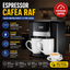 Espressor Cafea RAF 1000W cu 2 Cani,  Filtru Reutilizabil, Sistem Anti-Picurare, Protectie Supraincalzire, Preparare Rapida Cafea Macinata