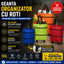 Geanta Multifunctionala pentru Cumparaturi, Material Rezistent, Multiple Compartimente, Roti Stabile