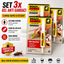 Set 3 x Gel Profesional Roach Doctor Anti Gandaci, Formula Concentrata cu Aplicare Precisa, Solutie Eficienta pentru Interior si Exterior