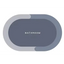 Covor Antiderapant Baie Oval, Material Absorbant, Uscare Rapida, Anti Alunecare, Design Modern Bathroom, 60 cm x 40 cm