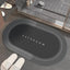 Covor Antiderapant Baie Oval, Material Absorbant, Uscare Rapida, Anti Alunecare, Design Modern Bathroom, 60 cm x 40 cm