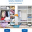 Set 4 saci vidat pentru depozitare, dimensiune 70x100 cm