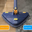 Mop Triunghiular CleanMaster cu Rotire 360° – Cap Reglabil, Microfibra Absorbanta, Ideal pentru Colturi si Sub Mobila
