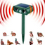 Dispozitiv Anti Daunatori Solar cu Ultrasunete , Repeller pentru Animale si Pasari, Rezistent la Apa, Protectie Gradina