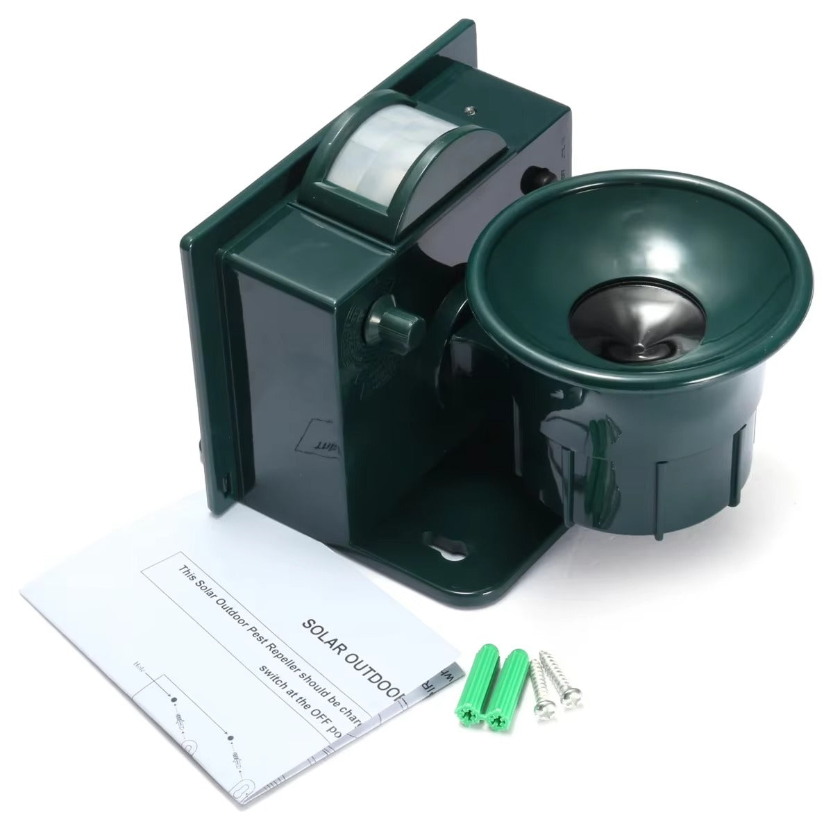 Aparat Anti Rozatoare cu Ultrasunete si Panou Solar, Senzor de Miscare PIR, Frecventa Reglabila, Alimentare USB, Protectie Gradina si Curte