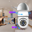 Set 2 x Camera Supraveghere WiFi Tip Bec XHW-5, Rotativa 360°, Night Vision, Audio Bidirectional, Control din Telefon