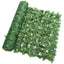 Set 2 x Rola Gard Artificial Decorativ cu Frunze Verzi, 100 x 300 cm, Panou Verde pentru Gradina, Balcon sau Gar