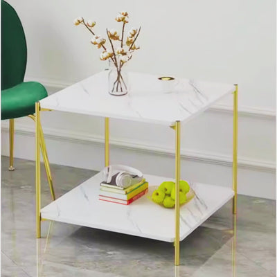 Masa de Cafea Patrata cu 2 Nivele – Design Modern, Functionalitate Maxima si Eleganta Contemporana pentru Livinguri si Spatii Multifunctionale