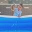 Piscina Gonflabila 200x150 cm pentru Copii si Adulti, Ideala pentru Curte si Gradina, Usor de Instalat