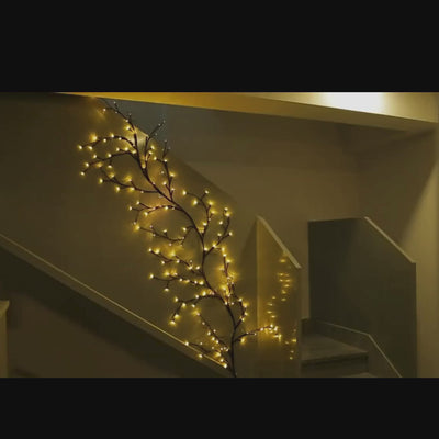 Decoratiune Interior 1.6m, Ramura Decorativa cu 72 LED-uri, 8 Moduri Lumina, Alimentare USB, Diverse Modele