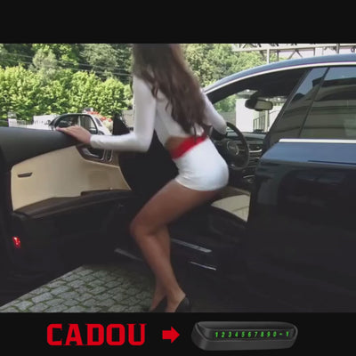 Set 4 Covorase Auto din Cauciuc Universale + Suport de Bord cu Numar