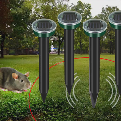 Set 4  Aparate  cu Incarcare Solara Anti-Daunatori – Protectie Eficienta impotriva Cartitelor și Rozatoarelor